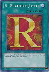 R - Righteous Justice - RYMP-EN025 - Secret Rare - 1st Edition